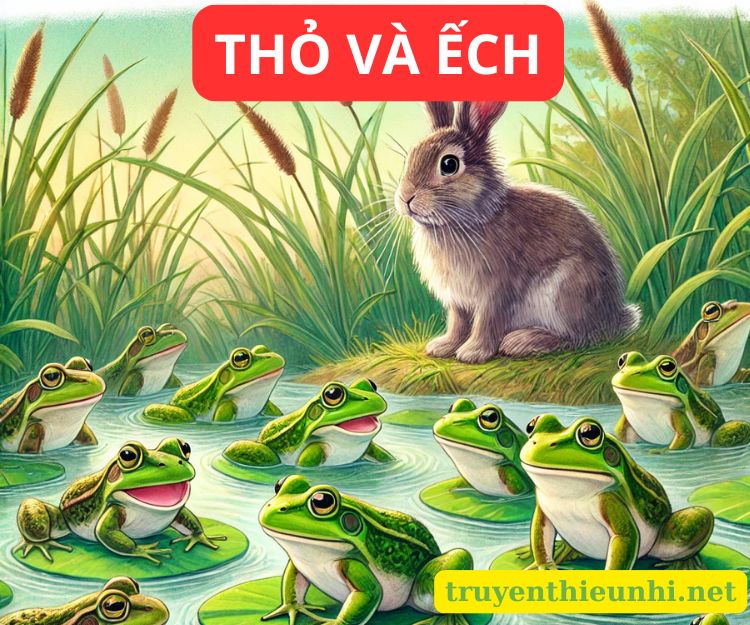 Truyện ngụ ngôn La Fontaine: Thỏ và Ếch