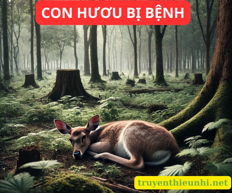 Truyện ngụ ngôn song ngữ : Con hươu bị bệnh