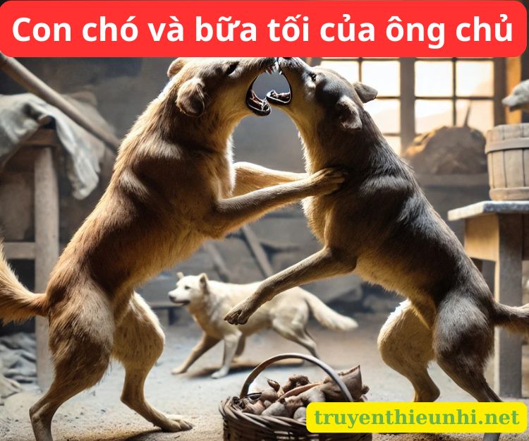 Truyện ngụ ngôn song ngữ : Con chó và bữa tối của ông chủ
