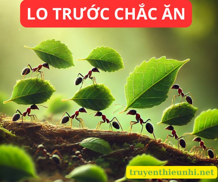 Truyện ngụ ngôn Lo trước chắc ăn