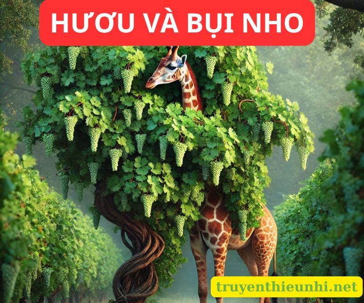 Truyện ngụ ngôn La Fontaine: Hươu và bụi nho