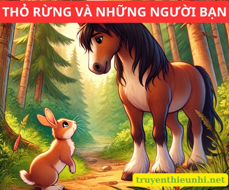 Truyện ngụ ngôn song ngữ : Thỏ Rừng và những người Bạn