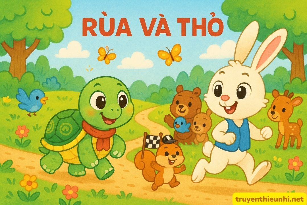 Truyện tranh thiếu nhi hay và ý nghĩa – Truyện RÙA VÀ THỎ