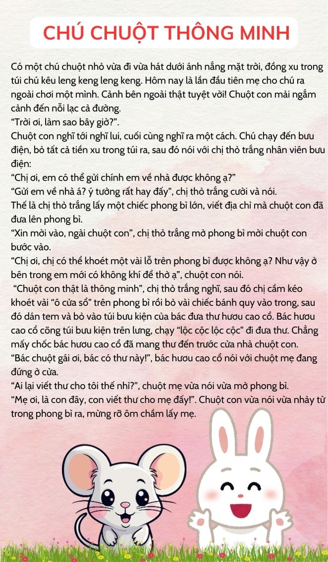 Truyện thiếu nhi Chú chuột thông minh