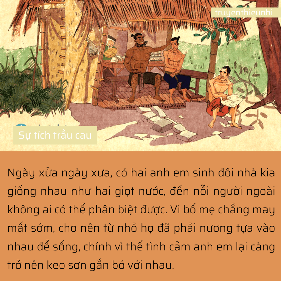 Truyện cổ tích: Sự tích trầu cau
