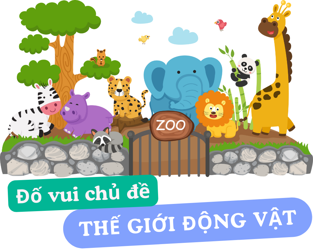 Câu đố vui về con vật cho bé mầm non
