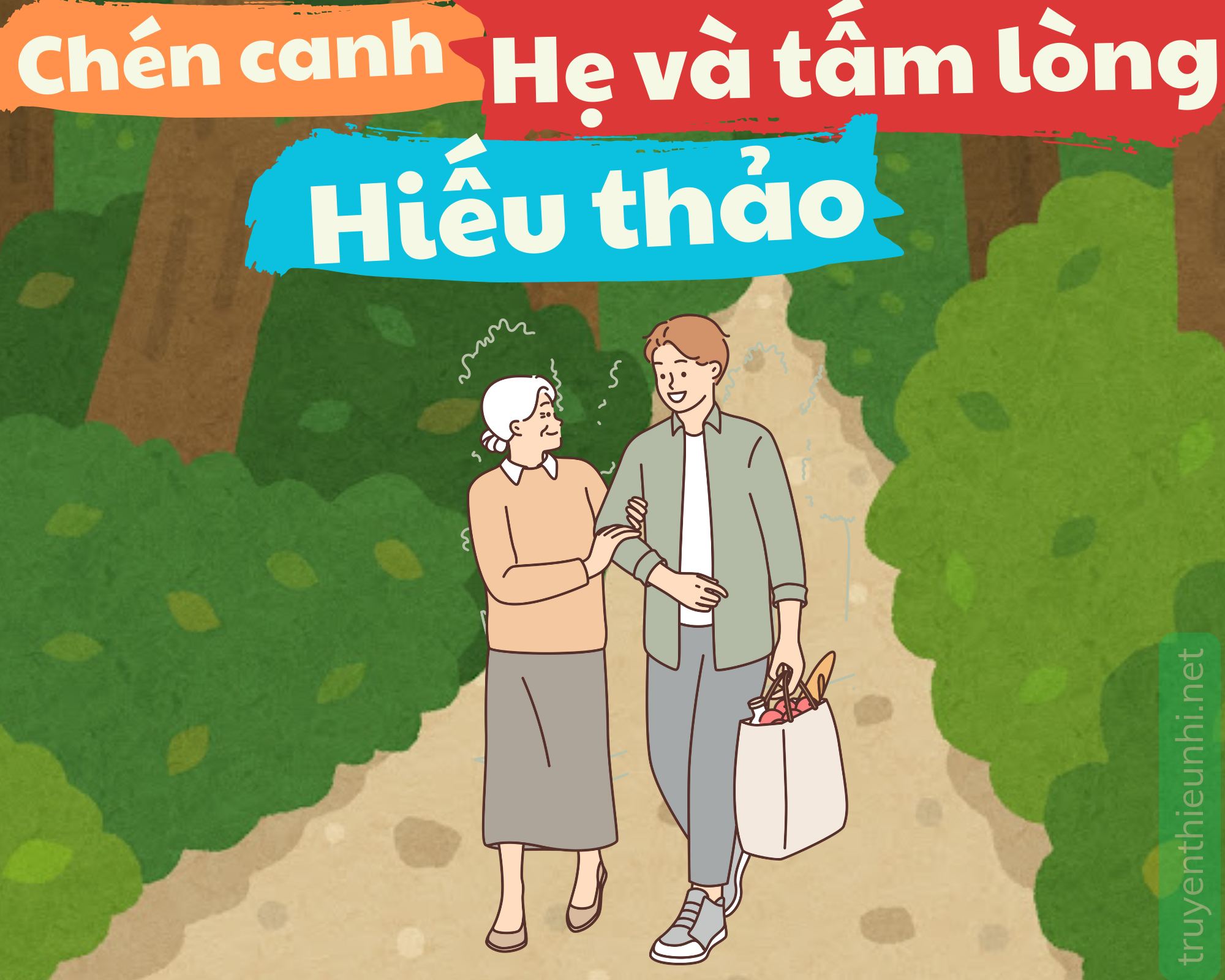 Kể chuyện bé nghe: Chén canh hẹ và tấm lòng hiếu thảo