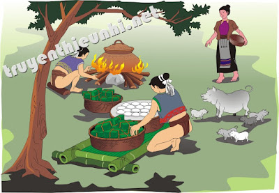 Sự tích bánh chưng, bánh dầy