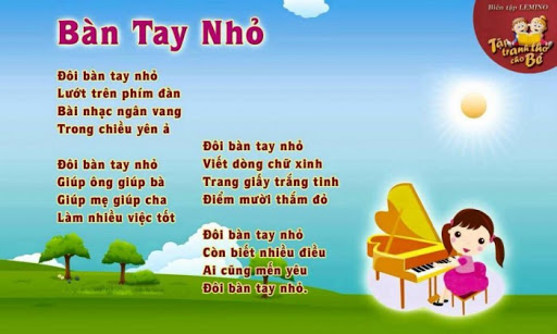 Thơ cho bé : Bàn tay nhỏ