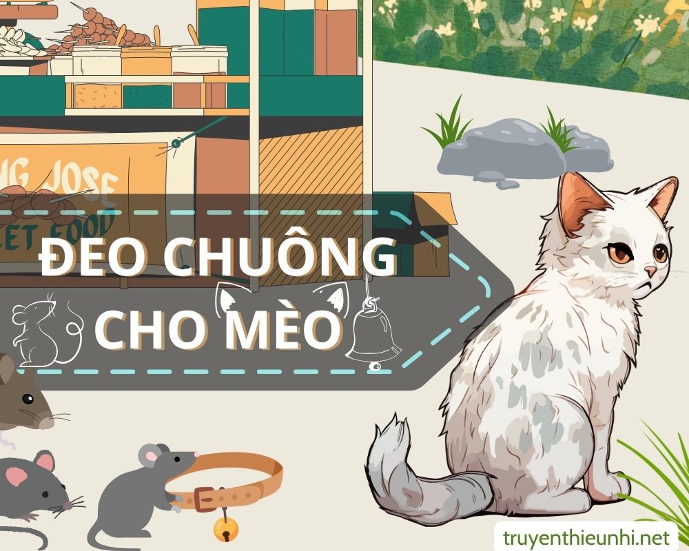 Truyện ngụ ngôn: Đeo chuông cho mèo