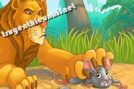 Truyện ngụ ngôn La Fontaine: Sư tử và chuột