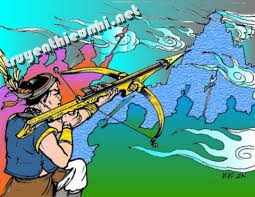 Truyện ngụ ngôn La Fontaine:Con chim bị trúng tên