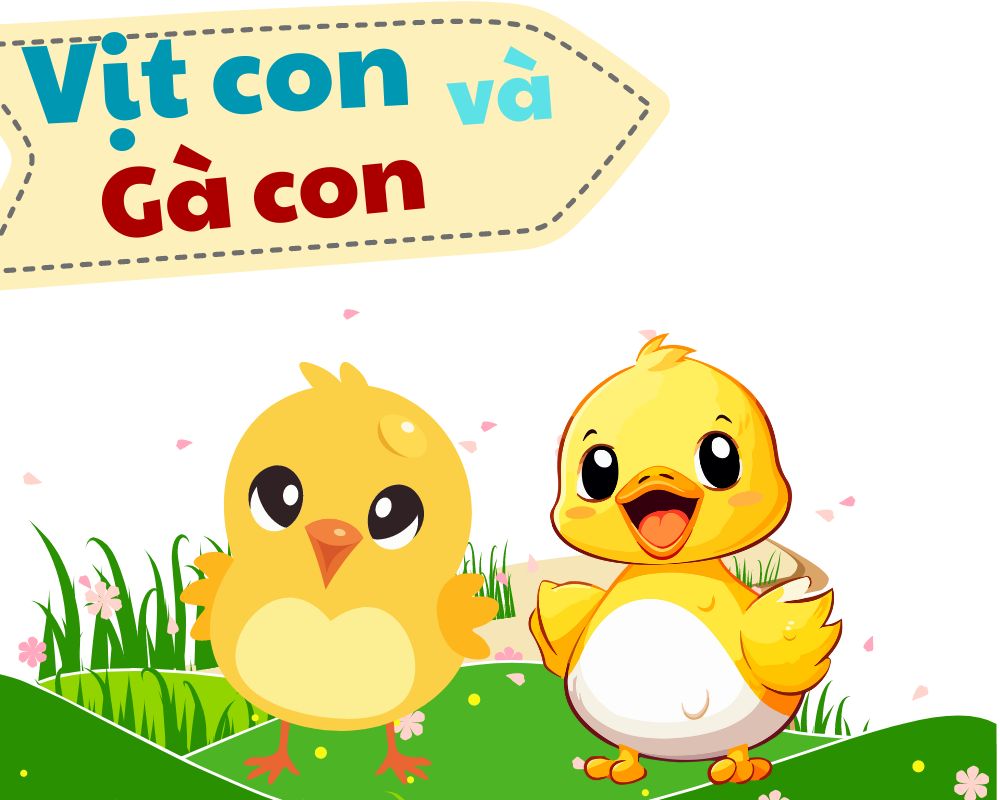 Truyện thiếu nhi: Vịt con và Gà con