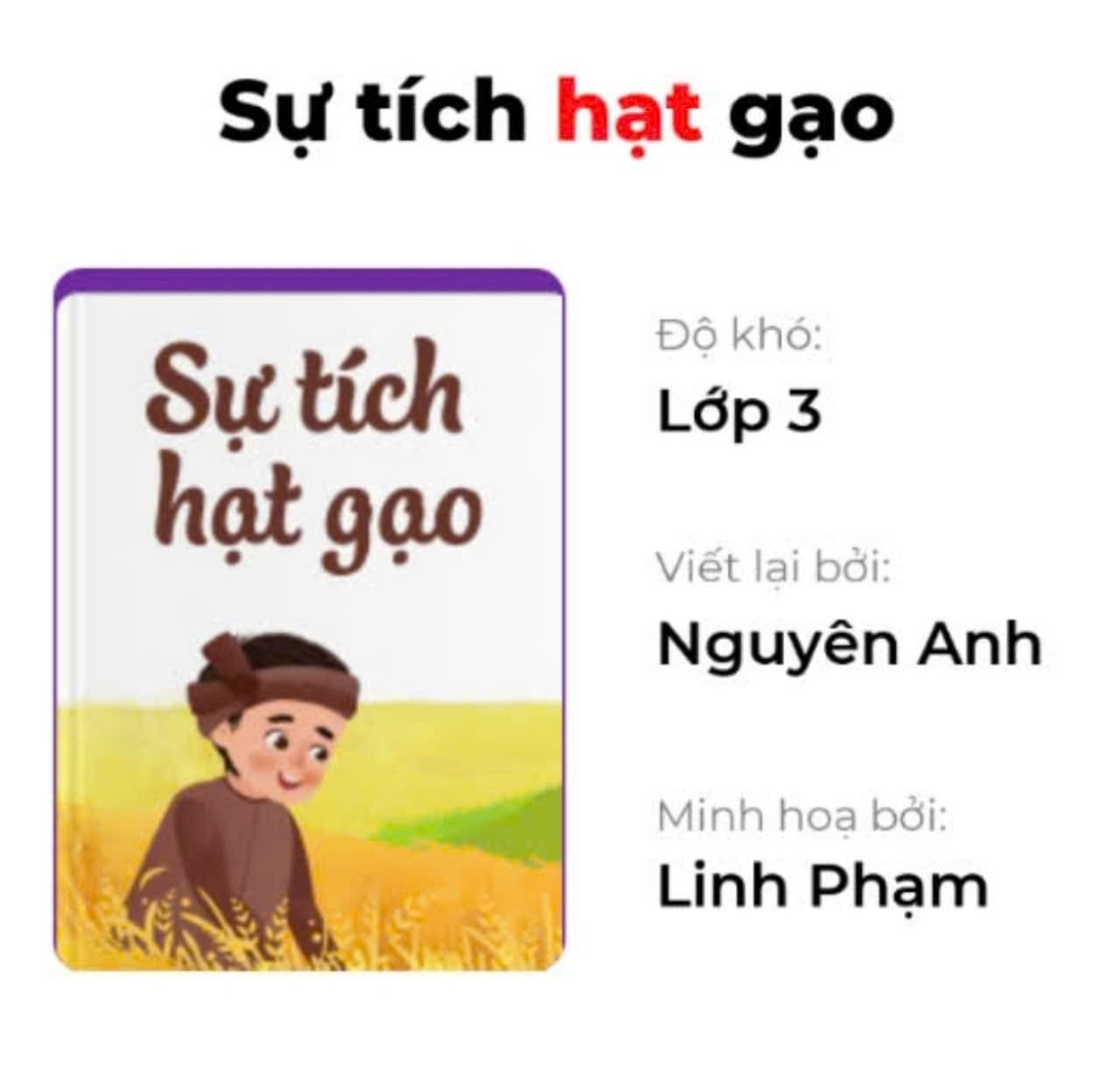 Sự tích hạt gạo