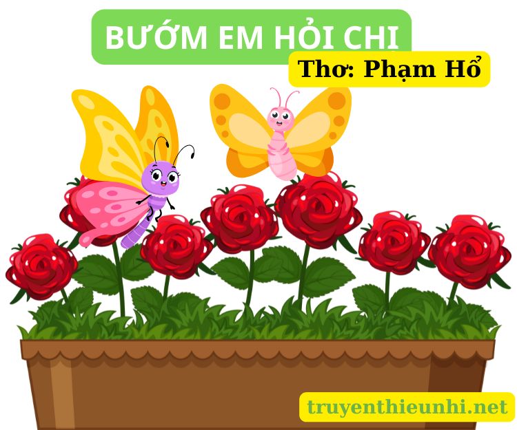 Bài thơ Bướm em hỏi chị