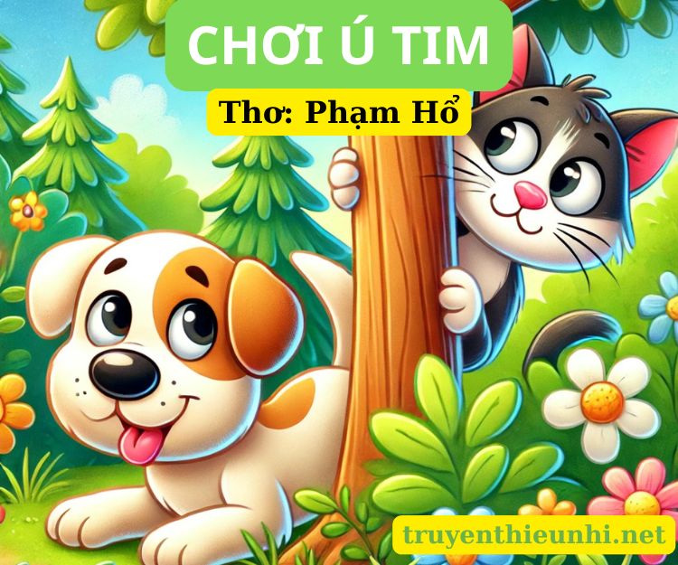 Bài thơ Chơi ú tim