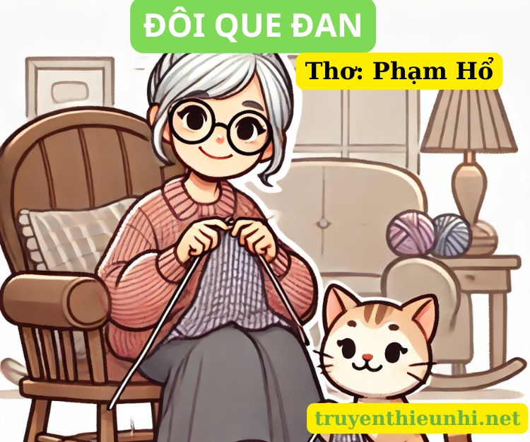 Bài thơ Đôi que đan