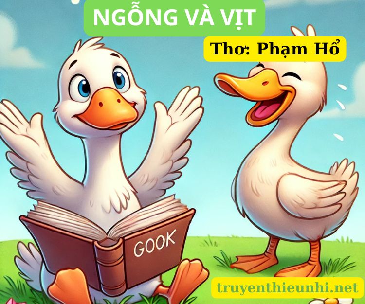 Bài thơ Ngỗng và vịt