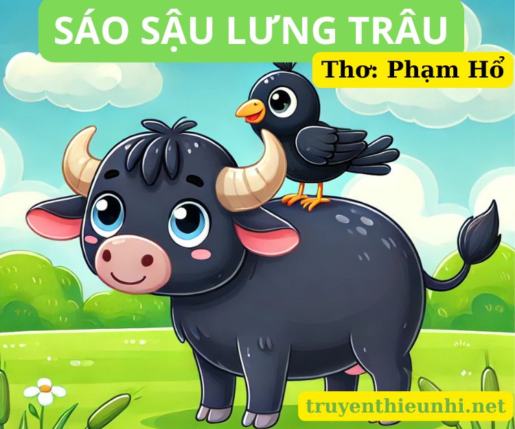 Bài thơ Sáo đậu lưng trâu
