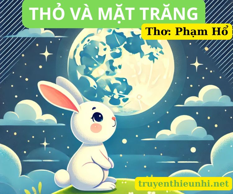 Thỏ con và mặt trăng