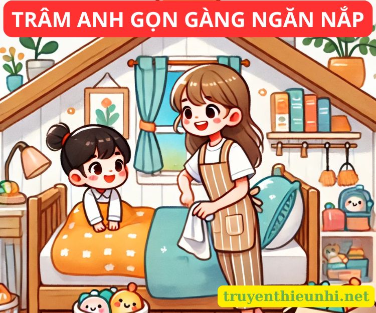 Bạn Trâm Anh gọn gàng ngăn nắp