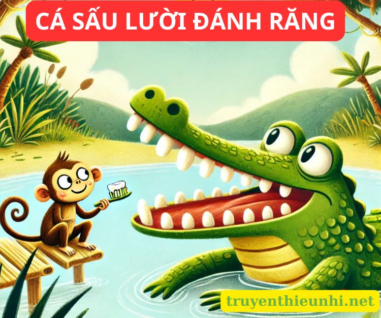 Cá sấu lười đánh răng