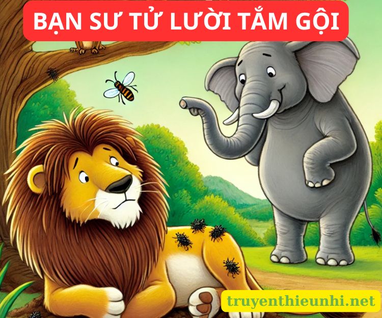 Bạn Sư tử lười tắm gội