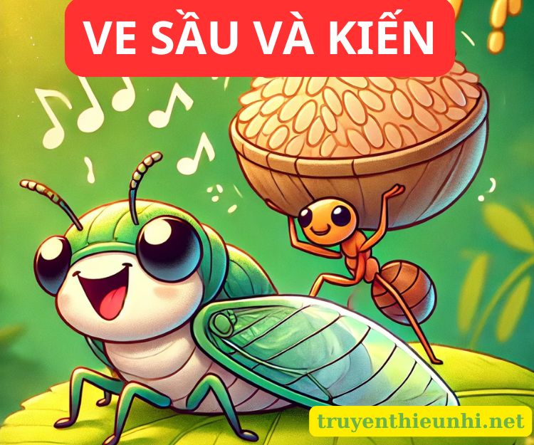 Truyện thiếu nhi Ve sầu và kiến