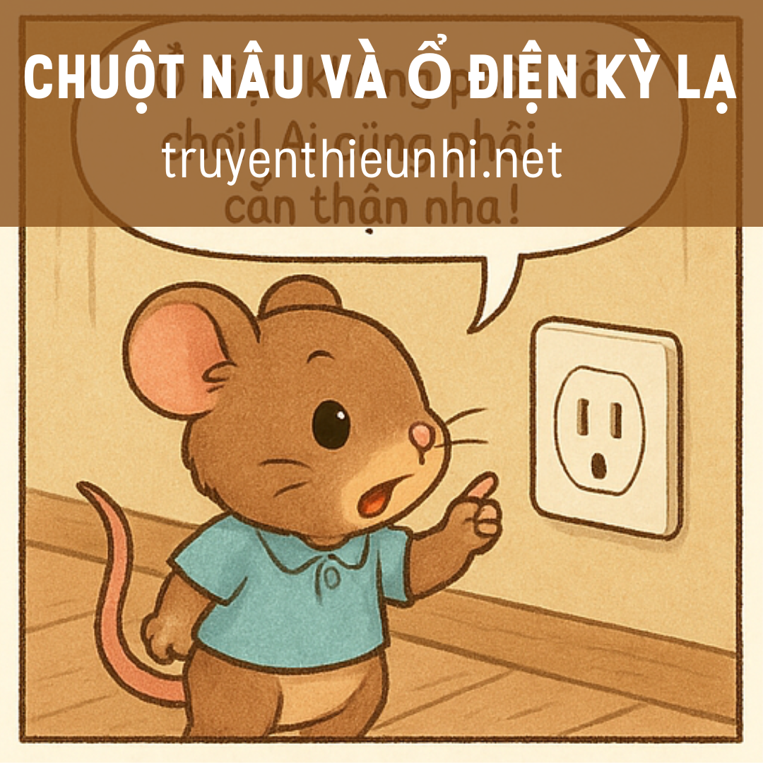 Truyện tranh Nâu nâu và chiếc ổ điện kỳ lạ