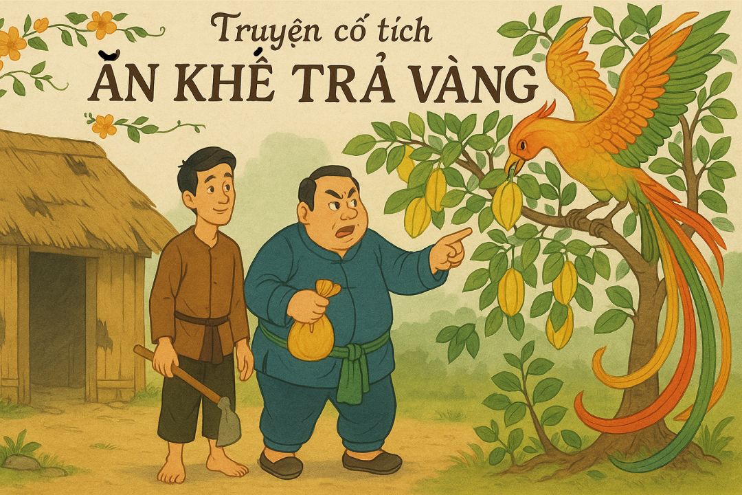 Truyện tranh cổ tích ĂN KHẾ TRẢ VÀNG