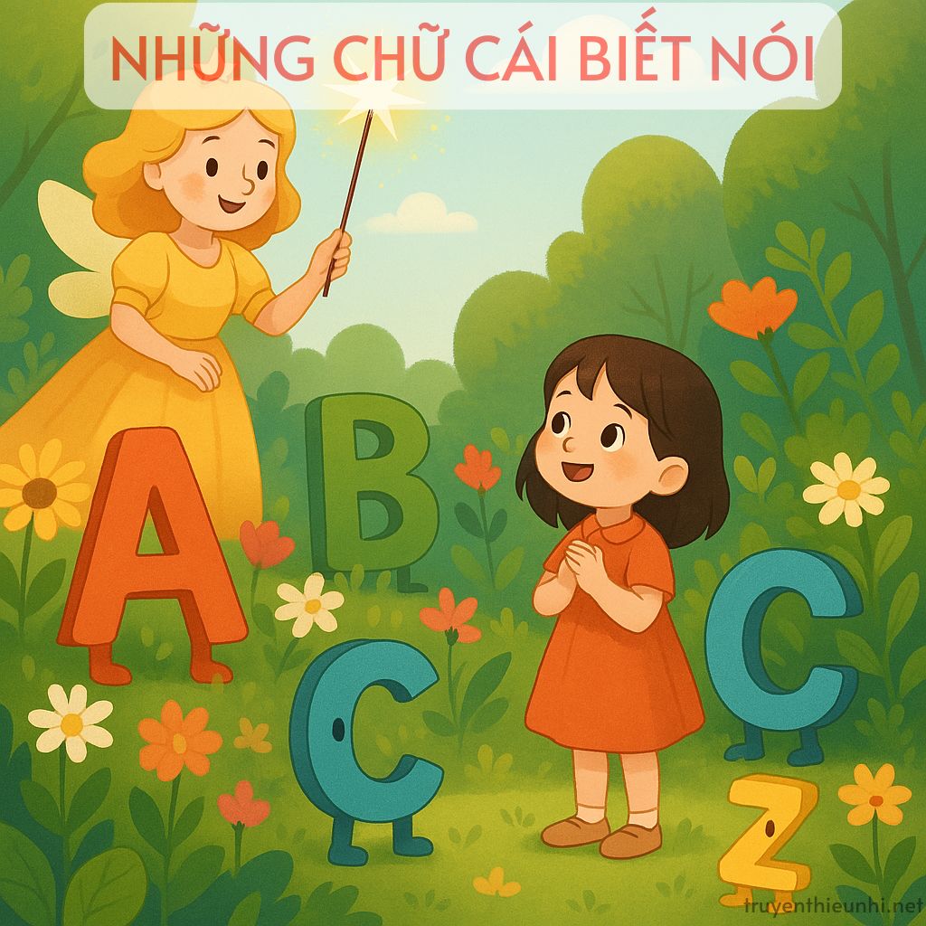 Truyện tranh cho bé Những chữ cái biết nói