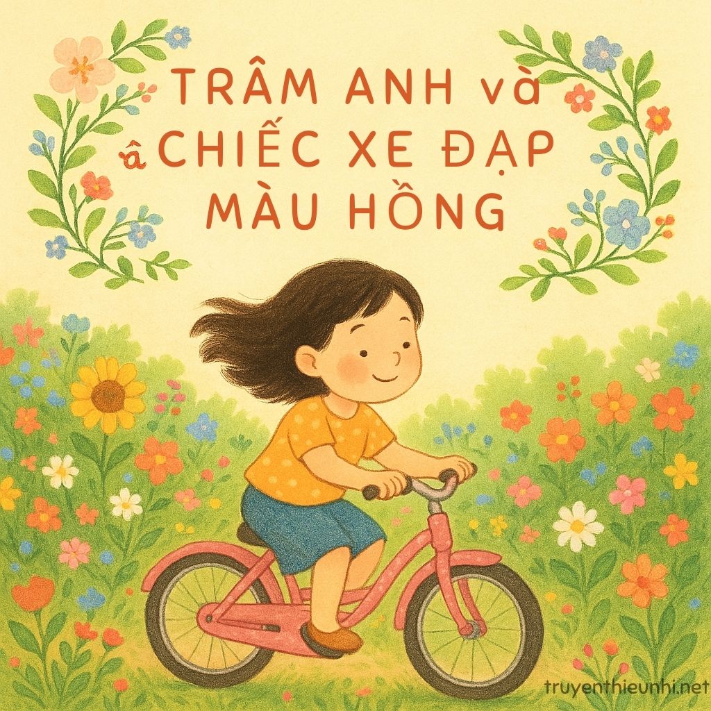 Truyện tranh Chiếc xe đạp màu hồng