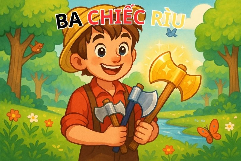 Truyện tranh cổ tích BA LƯỠI RÌU