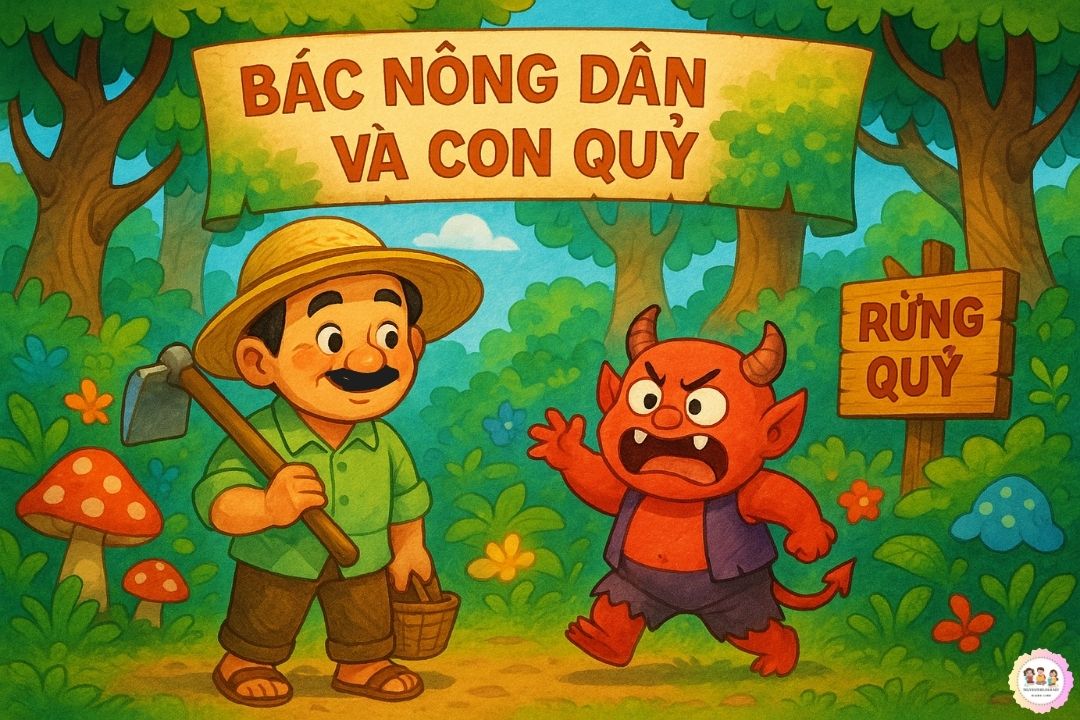 Truyện tranh cổ tích BÁC NÔNG DÂN VÀ CON QUỶ