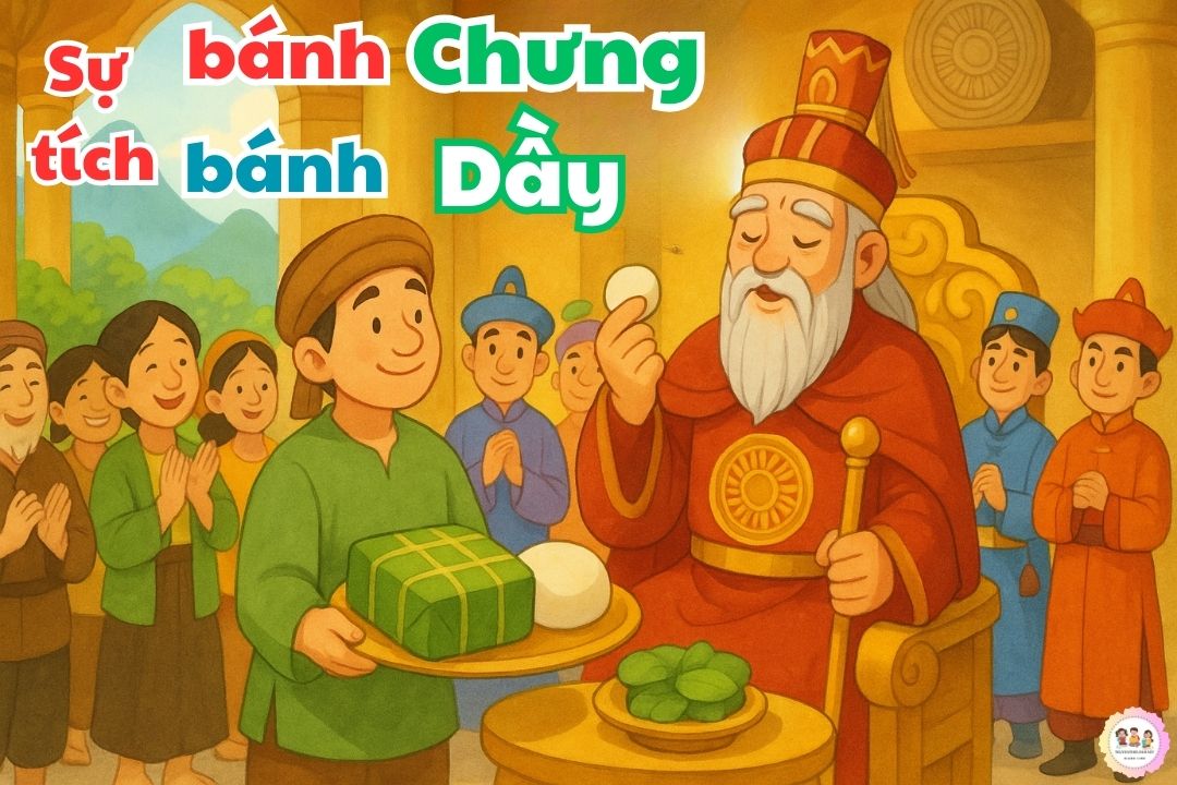 Truyện tranh sự tích BÁNH CHƯNG BÁNH DẦY