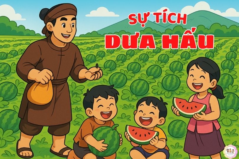 Truyện tranh SỰ TÍCH DƯA HẤU